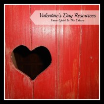 Free Valentine's Day Resources for Prek-K from Quietinthechaos.com