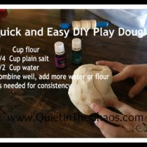 Easy DIY Play Dough