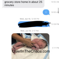 Baby 5 birth story